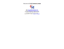 Tablet Screenshot of candmcontracts.co.uk
